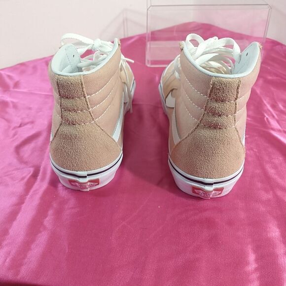 Vans Men's 7/Women's 8.5 Sk8-Hi Mahogany Rose/True White . - Picture 4 of 8